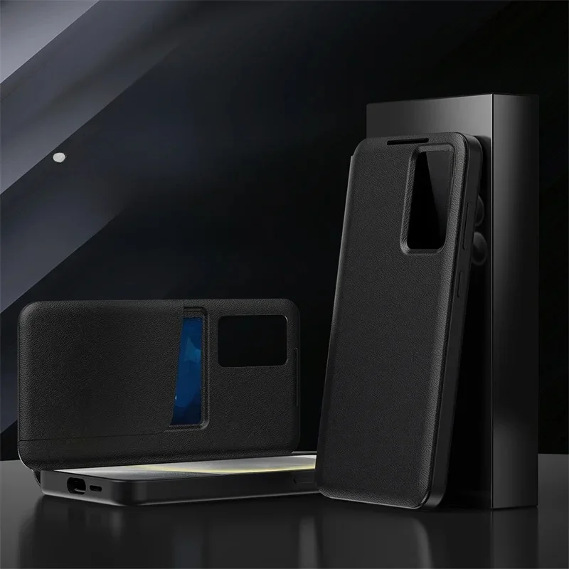 Etui S-View flip smart display Galaxy do oryginalnego Samsung Galaxy S26 S25 S24 S23 S22 Ultra A55LED z przezroczystym okienkiem i kieszonką na karty — zdjęcie produktu 7