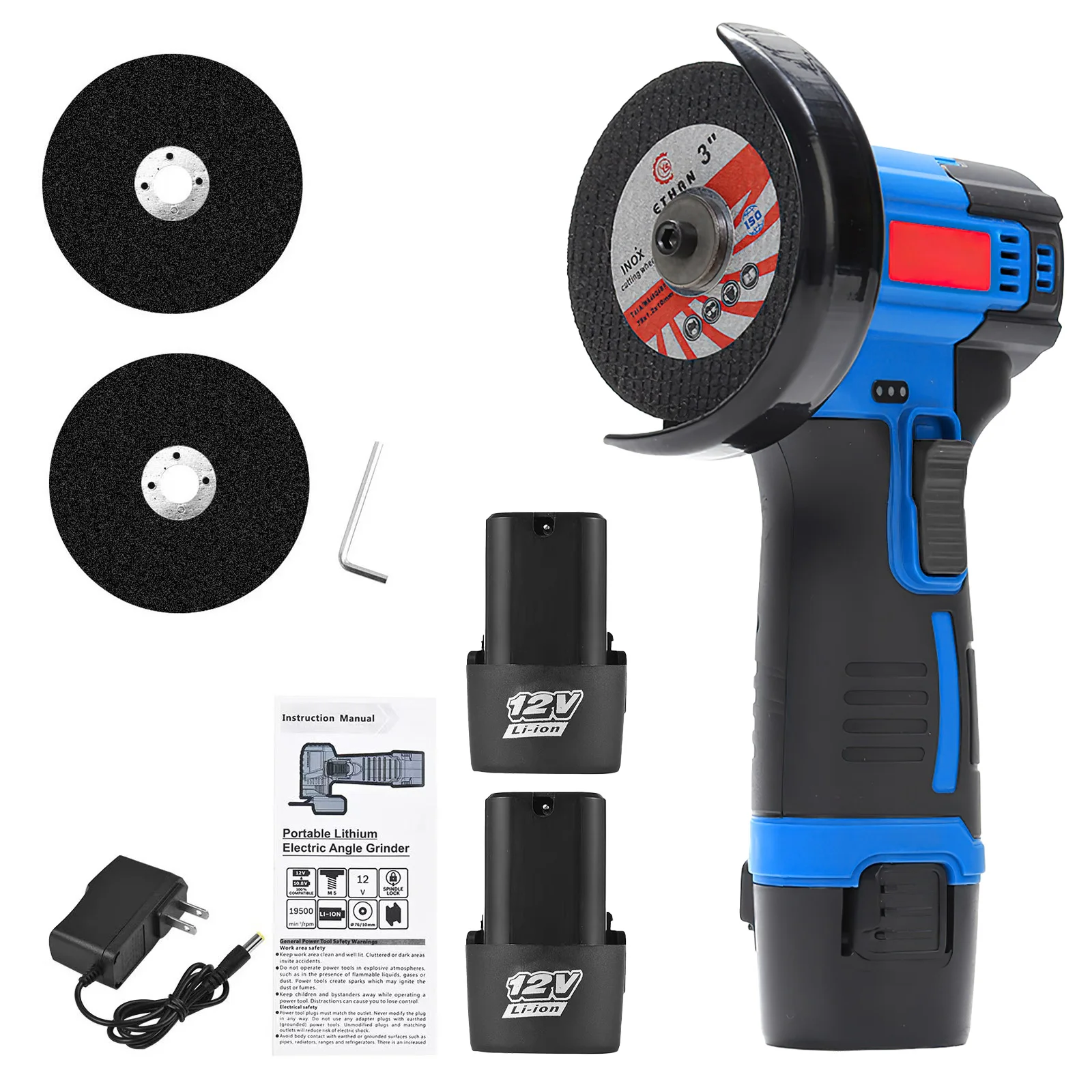 16,8 V elektrischer Winkelschleifer, Lithium-Poliermaschine, bürstenlose/gebürstete Mini-Schneidemaschine, wiederaufladbarer Akku
