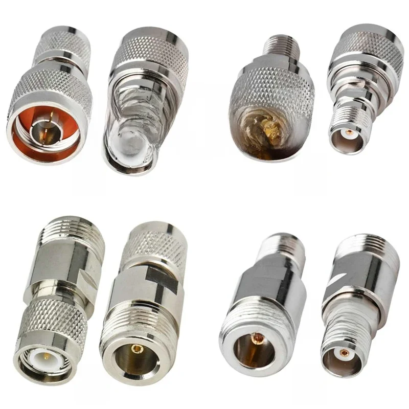 Connecteur JXRF 2 pièces adaptateur N vers TNC N mâle femelle vers TNC mâle femelle adaptateur Coaxial RF