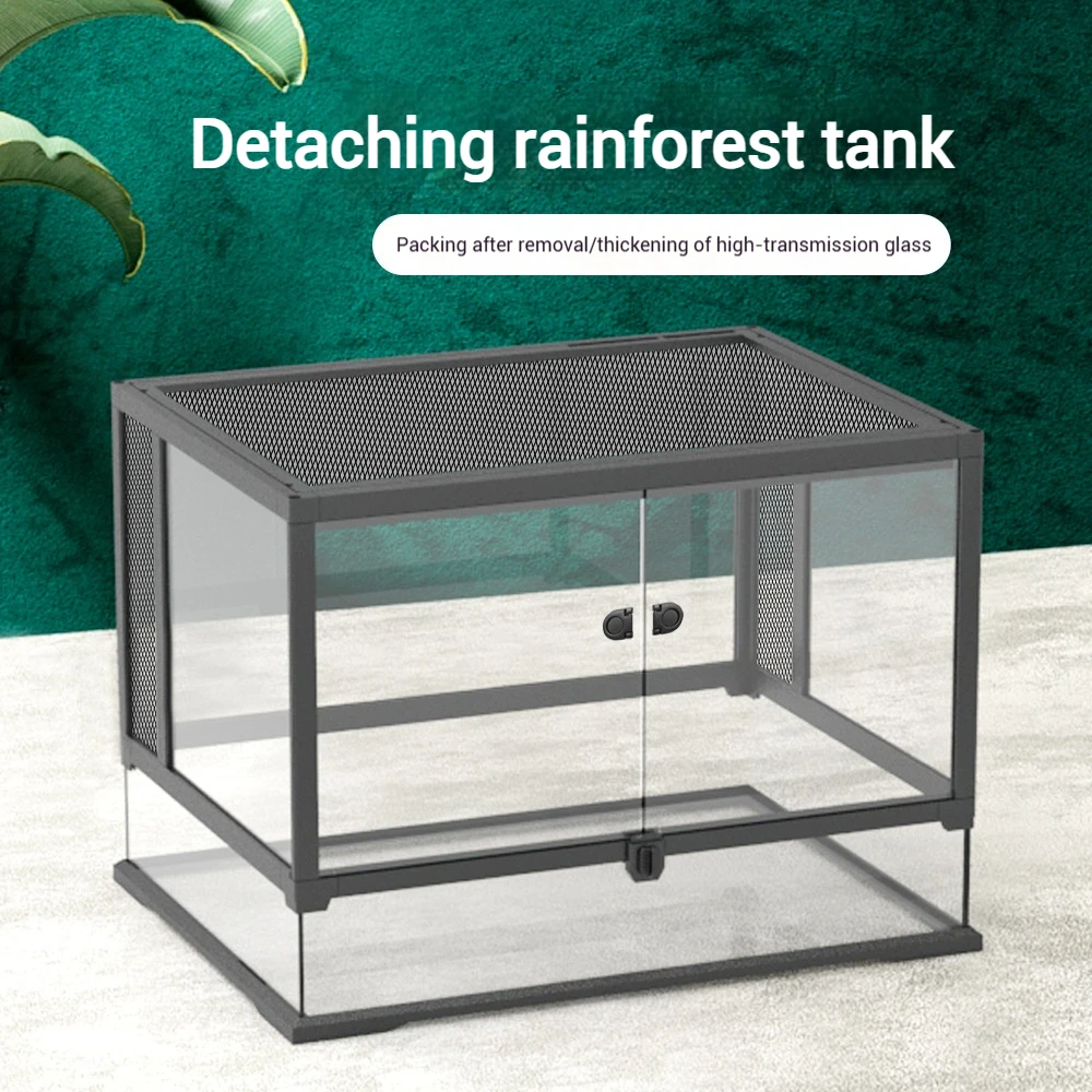 Removable Reptile Enclosure Terrarium Tank Suitable For Reptiles Chameleons Bearded Dragons Snakes Turtles