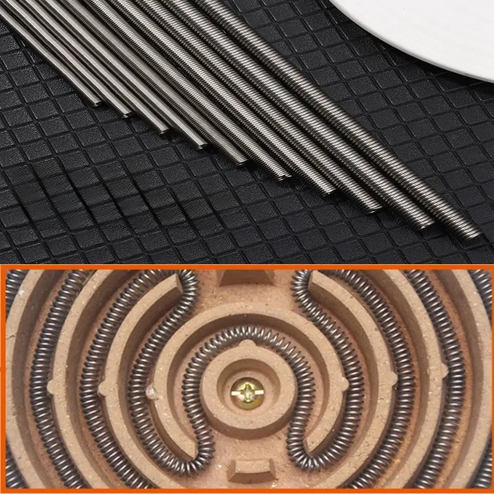 Bobine de fil chauffant pour four électrique, 220V, 300 W, 500 W, 600 W, 800 W, 3000W, Max 600C, 1PC