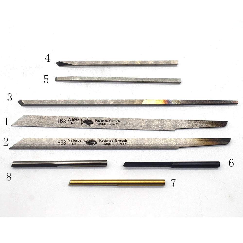 Imagem -03 - Gravura Faca Peças Ferramentas do Gravador de Jóias para o Impacto Pneumático Corte Fazendo Espátula Triângulo Graver Mais Novo Profissional