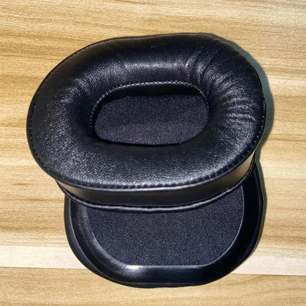 Z owczej skóry nauszniki dla audio-technica ATH-M20 M30 M40 M50 M50X M70X MSR7 słuchawki wymienne nauszniki poduszka poduszki na uszy — zdjęcie 2