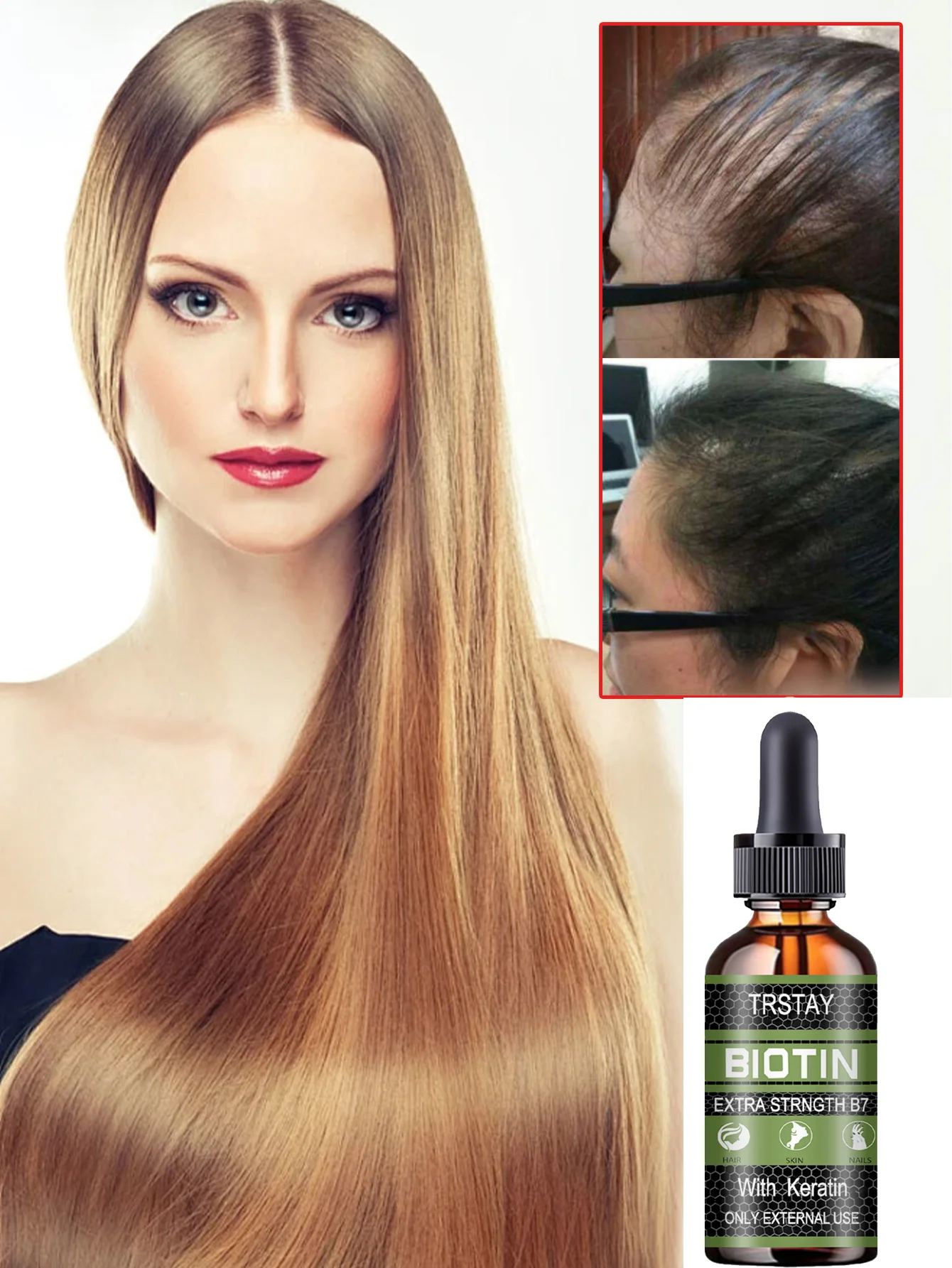 Moisturizing Hair Treatment Oil for Nourishing and Growing Your Hair Reduce Split Ends and Frizz for Thicker Fuller Healthier Lo - Image 2