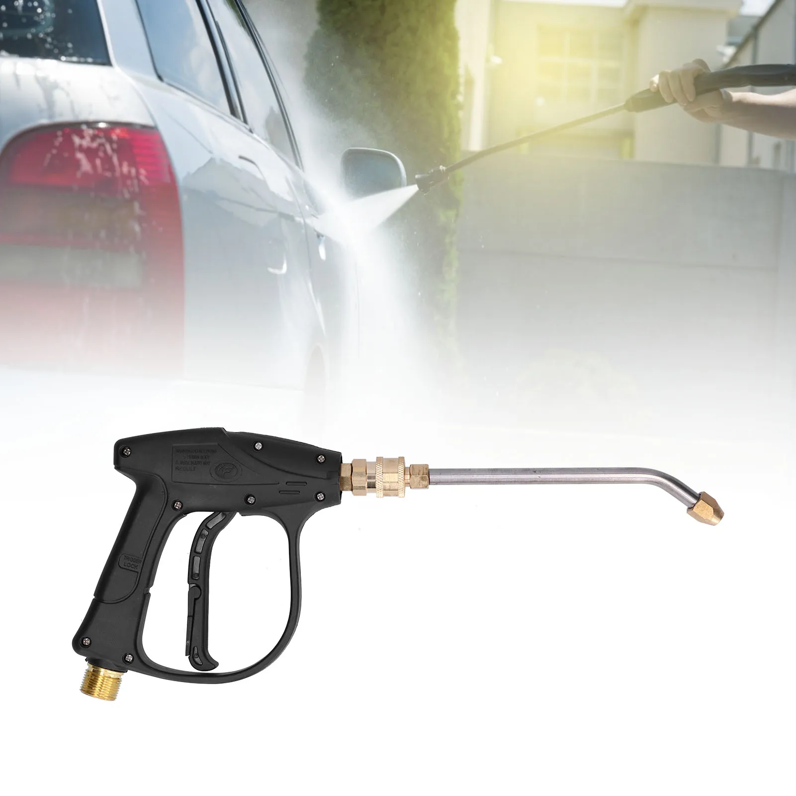 Pressure Washer Water Gun for Car Cleaning Pants Connector For Karcher Nilfisk Parkside Bocsh Quickconnector nozzles