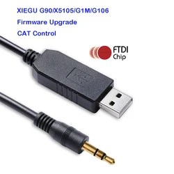 FTDI FT232RL USB-TTL 직렬 케이블, Xiegu G90 X5105 G1M G106 HF 트랜시버 펌웨어 업그레이드 및 CAT 제어용