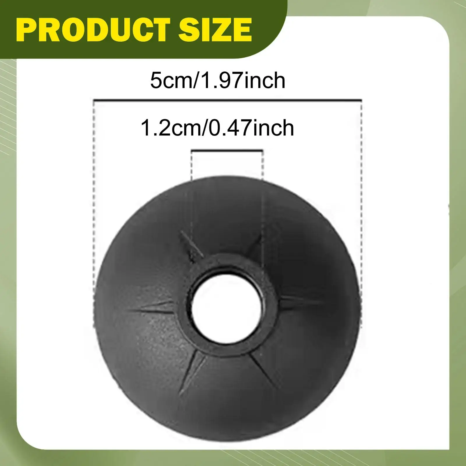 2/4Pcs Trekking Pole Mud Baskets 5cm Ski Pole Snow Baskets for Camping Outdoor,Mountaineering Pole Removable Protector view 6