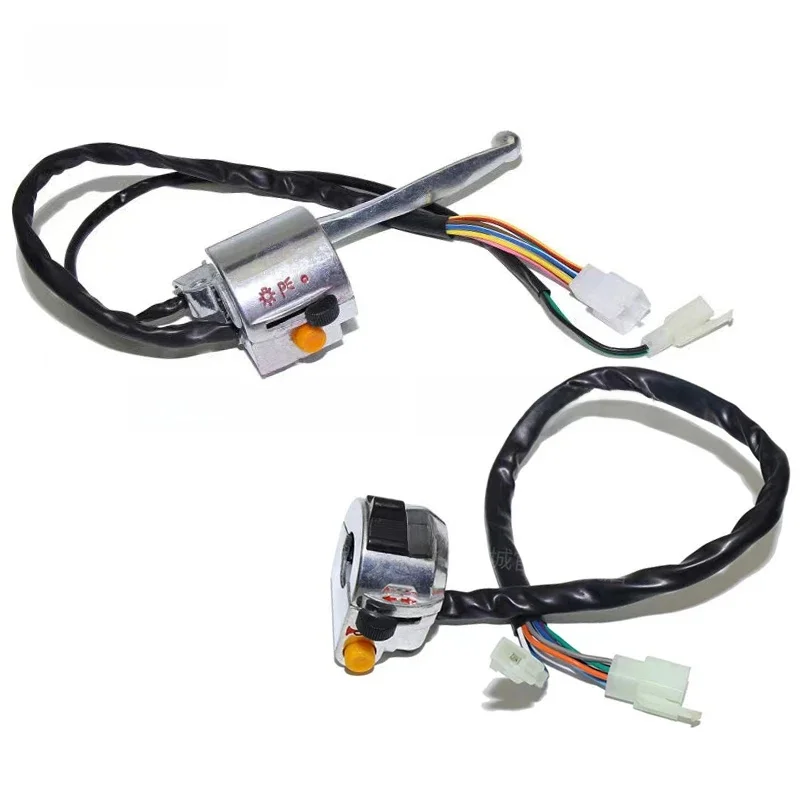 AliExpress ZJPSNZ 22MM Motorcycle Scooter E-bike Right Left Handlebar Switch For Retro Scooter Drum Brake Horn Fog Lamp Lighting Switch Waterproof