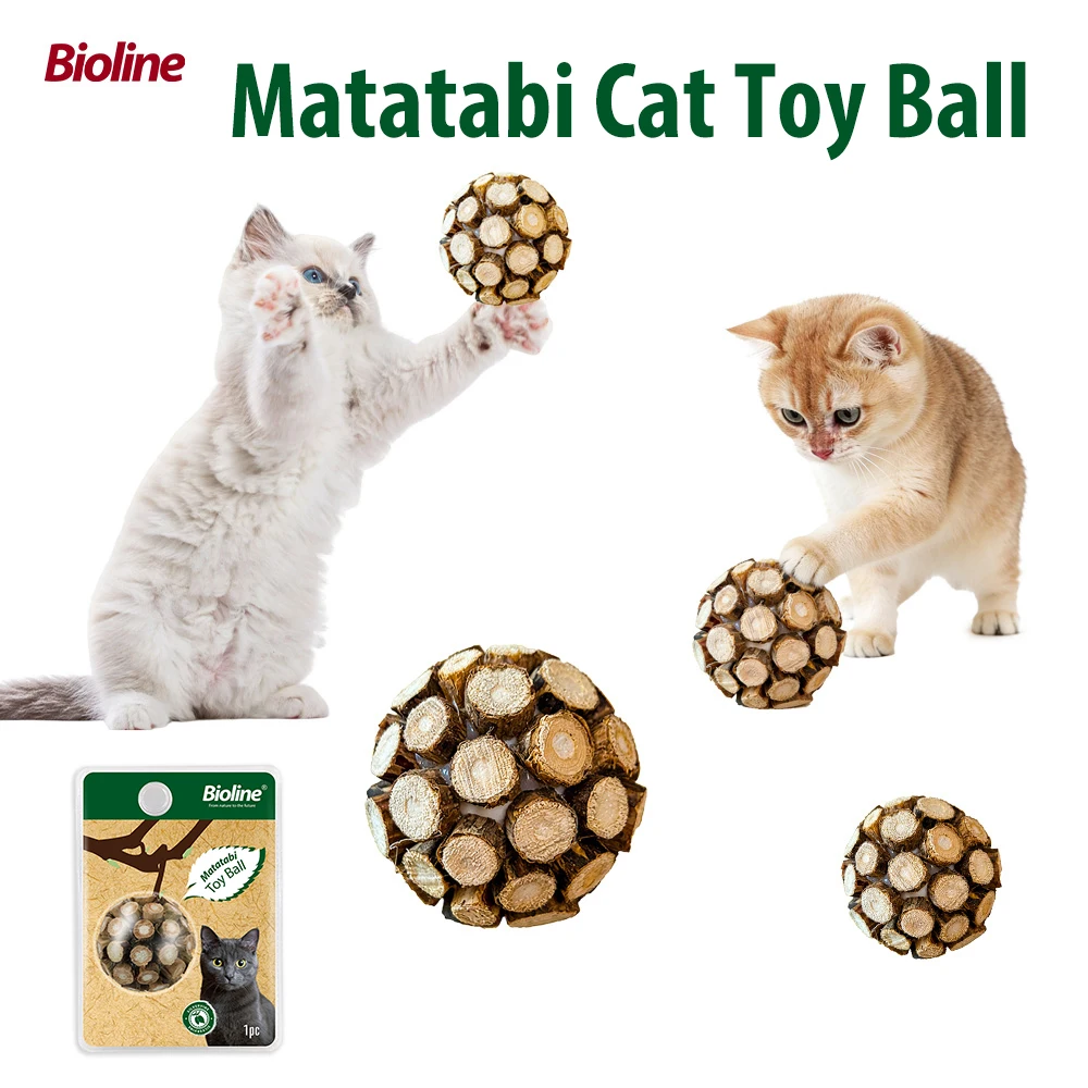 

Cat Matatabi Toy Ball Catnip Cat Toy Ball for Cats Catnip Toys Indoor Cats Kitten Cleaning Teeth Molar Silvervine Cat Chew Toy