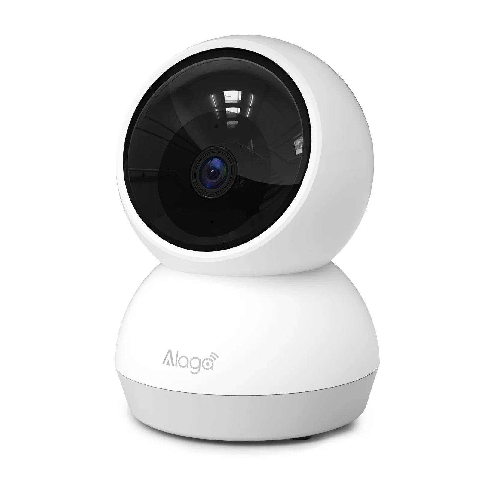 กล้องเฝ้าระวังไร้สาย 2k, 3MP WiFi 5.8GHz, 355 °   การหมุนแบบพาโนรามา, การติดตามมนุษย์ AI, รองรับการ์ด SD/ที่เก็บข้อมูลบนคลาวด์