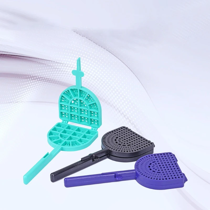 

Plastic boil-out tray for dental injection molding and removable denture processing used for wax elimination cleaning