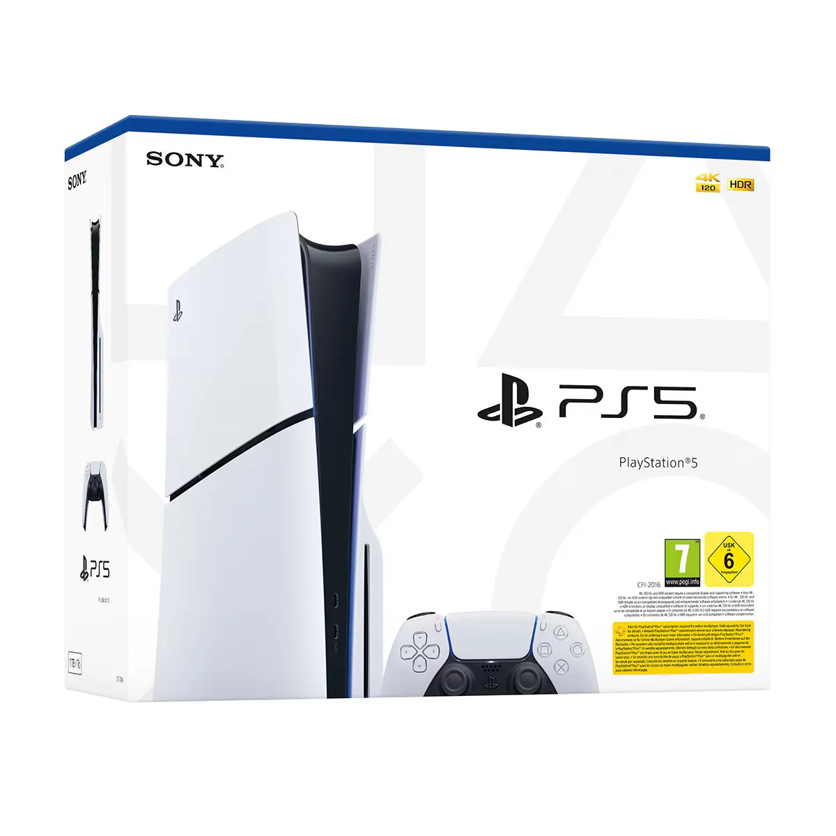 Console Ps5 Slim Edizione Bianca (1Tb) – Chassis E – Versione con Lettore – 1 Controller Dualsense