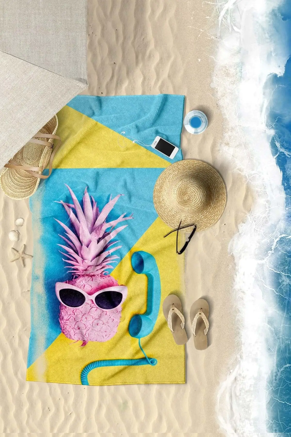 140x70cm Beach Towel Quicky-dry Microfiber Cushion  Bath Yoga Mat For Summer Sand Cotton-Microfiber For Tanning Sunbathing Smoot