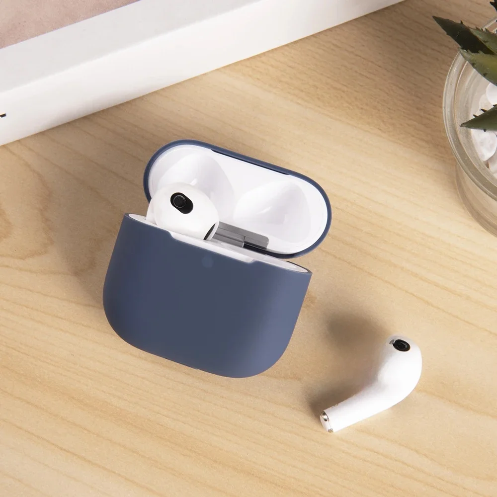 Silikon Kopfhörer Fällen Für Airpods 4 Fall Kopfhörer Fall Schutzhülle Für Apple Airpods 4 4th Gen Coque funda Hülse Capa