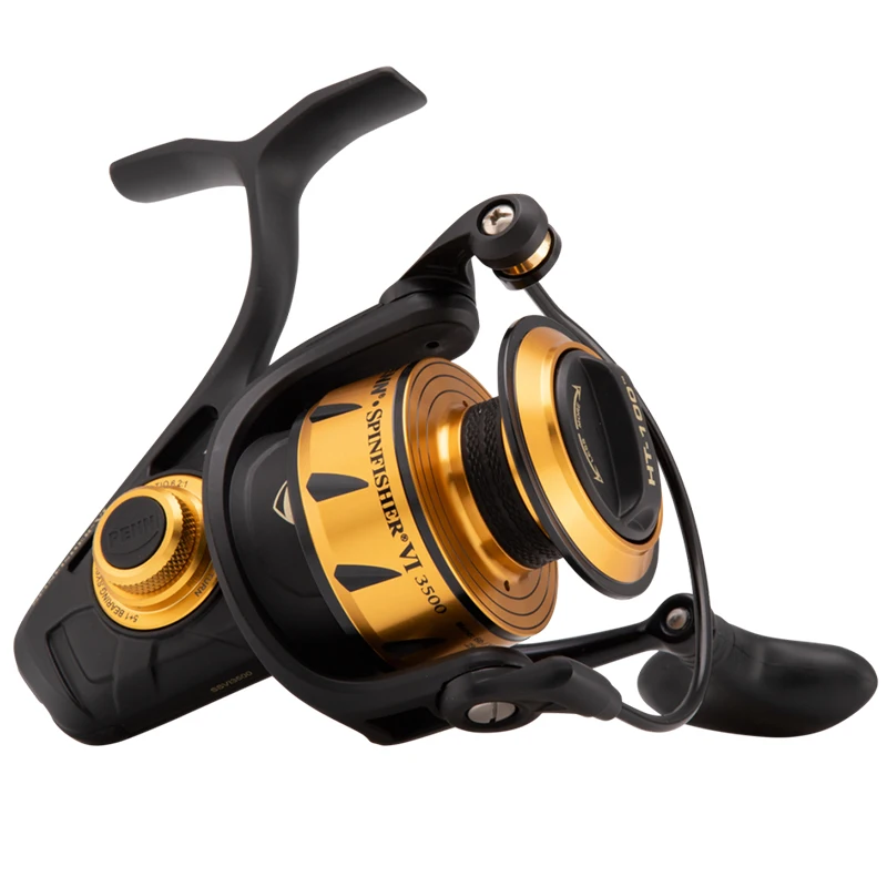 100% Original PENN Spinfisher VI SSVI 2500-10500 Metal Body Spinning Fishing Reel 5+1BB IPX5 Sealed Design Big Sea Saltwater