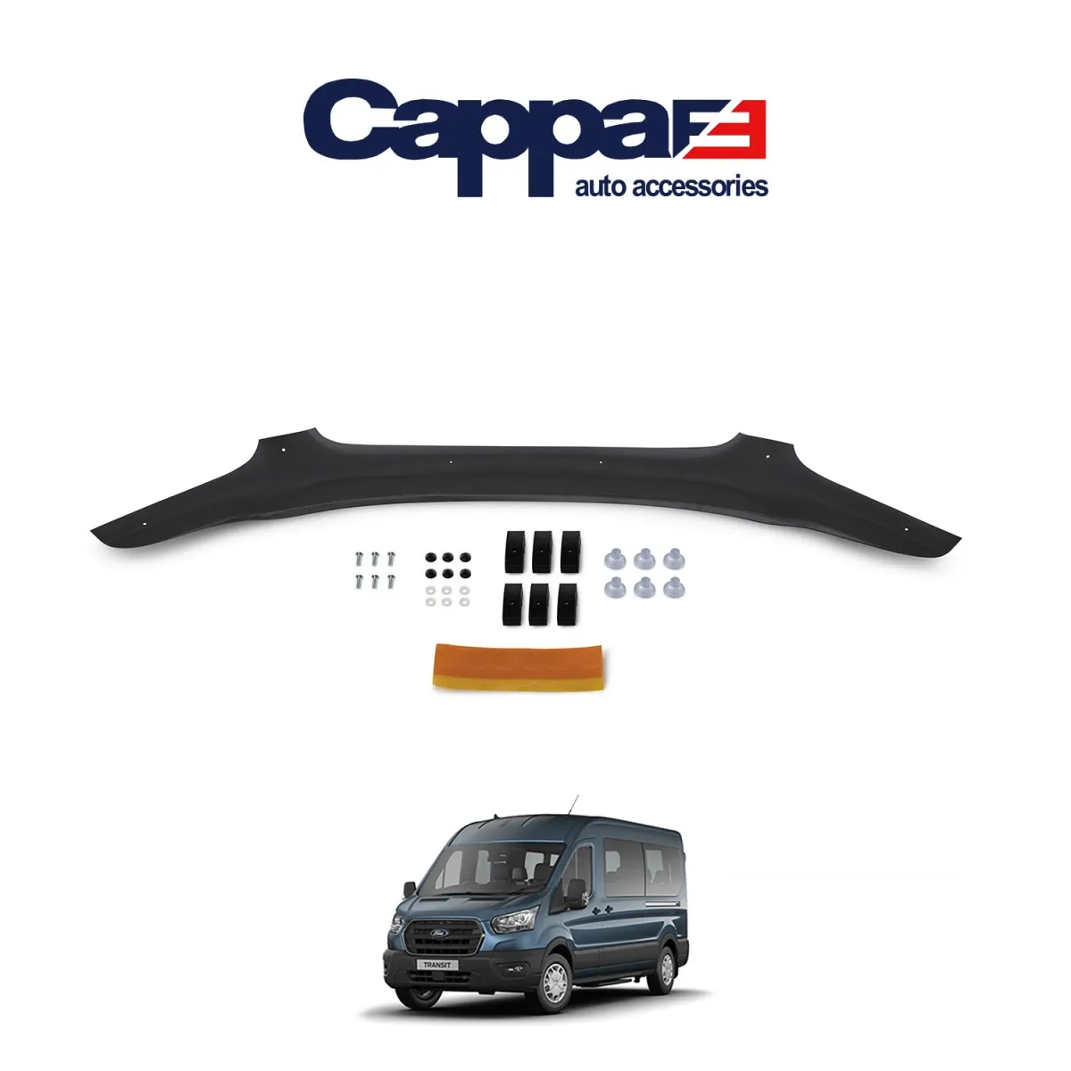 

For Ford Transit Front Hood Protector Windshield Between 2014-2018 - Body Kit Diffuser Bumper Flap Ornament Accessory Auto Wing