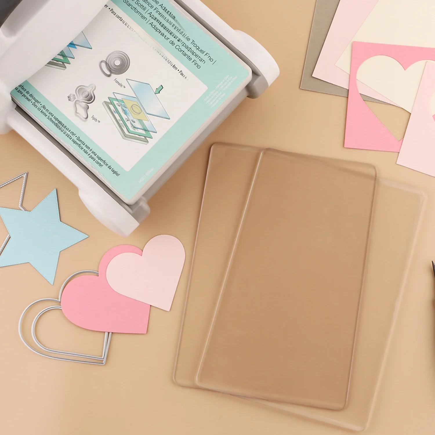 2 szt.-4 szt. Standardowe podkładki tnące 3mm do wycinarki z poliwęglanu z tworzywa sztucznego oryginalna płyta zamienna do cięcia 22,5x15,5 cm — zdjęcie 2