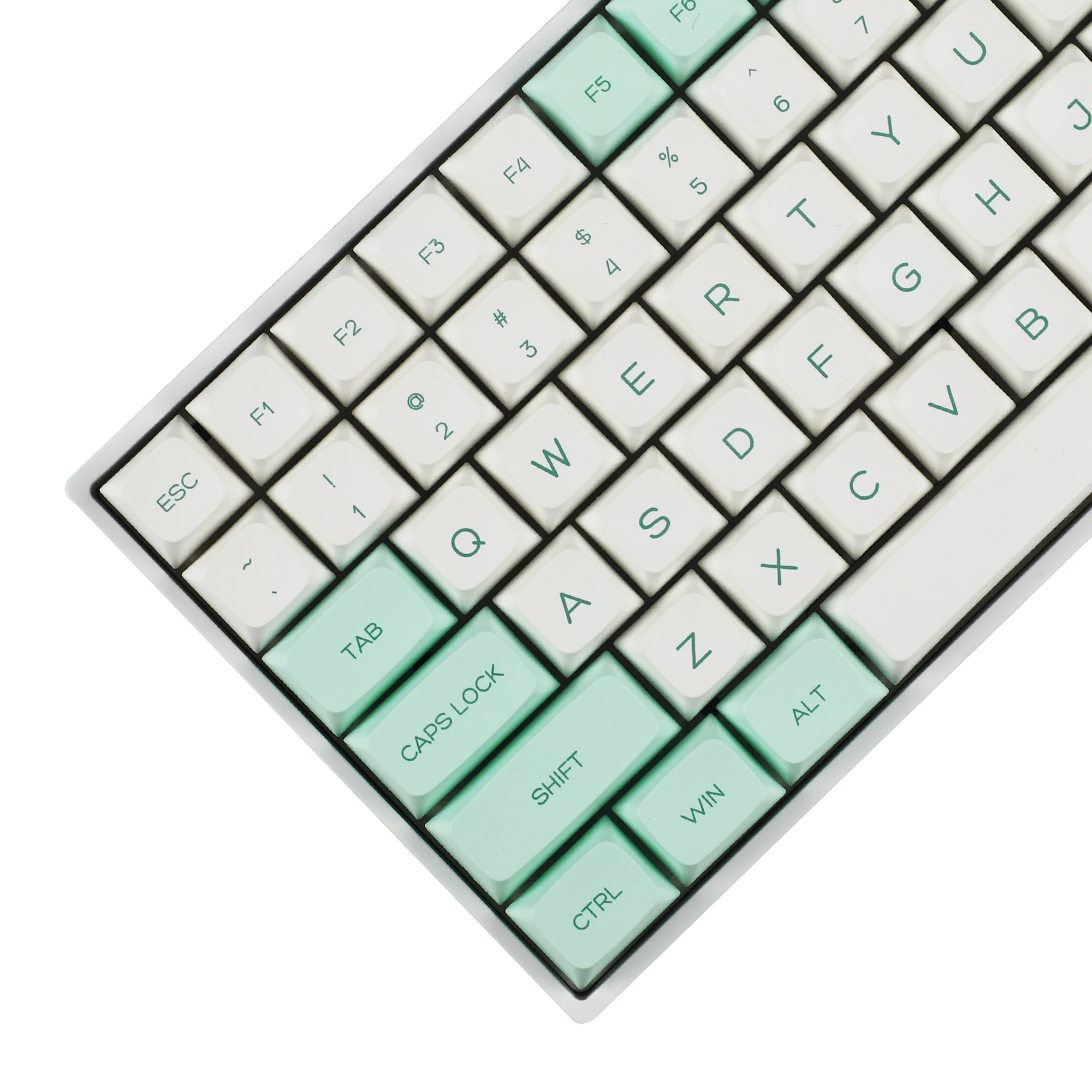 Snowman 132 Key Dye SubZDA Mac PBT Keycap Similar to XDA For MX Keyboard 104 87 61 Melody 96 KBD75 ID80 GK64 68