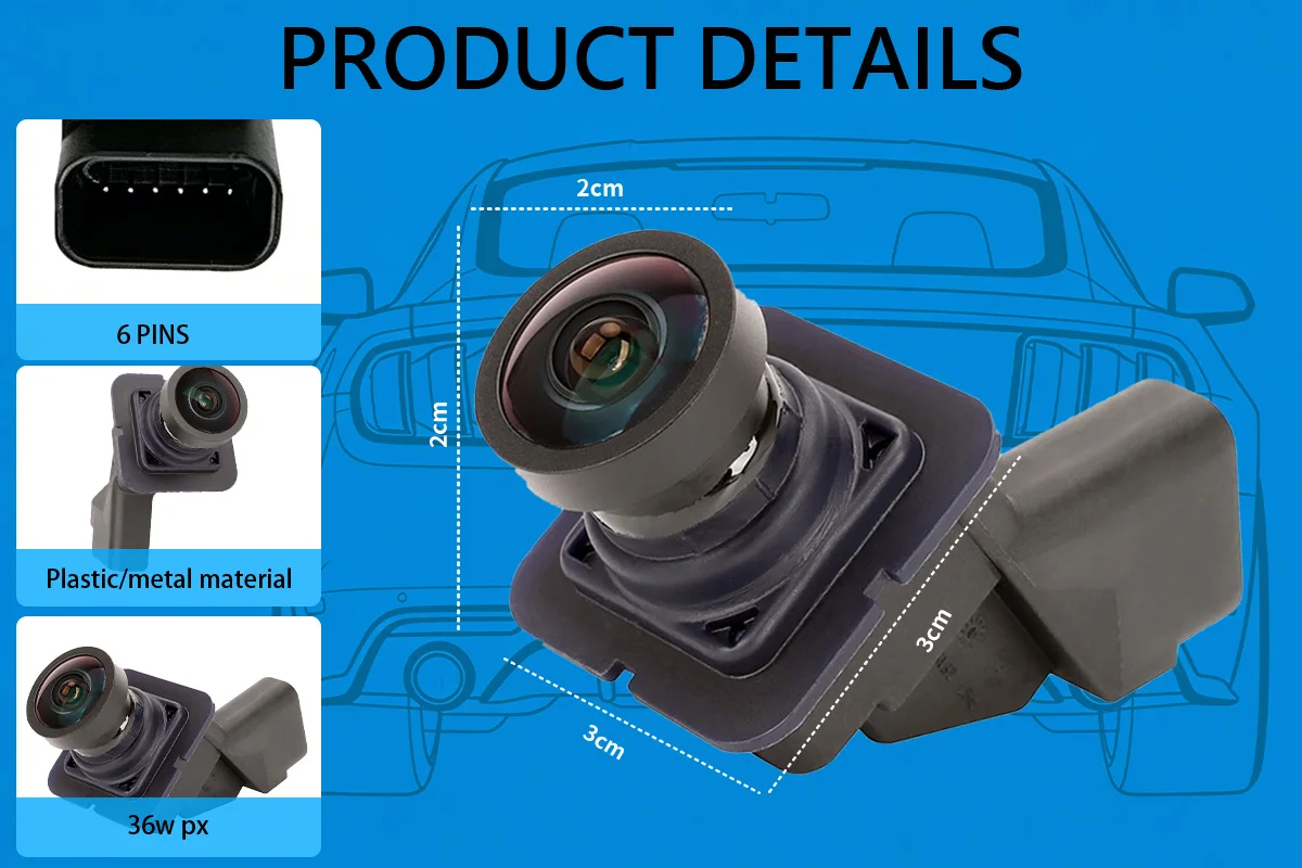 Rückfahrkamera für die Einparkhilfe F1ET-19G490-AC für Ford Focus 2015-2018, Ersatz für F1ET19G490AC Rückfahrkamera – Detail 5