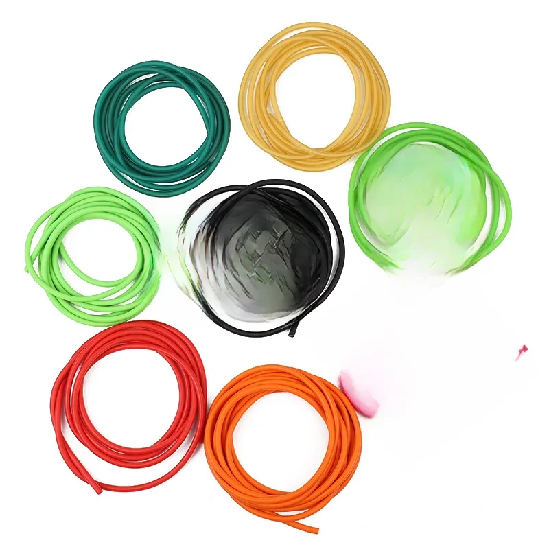 Tube élastique en caoutchouc Latex naturel, 1-2 mètres, 2050 3060, pour fronde, chasse, catapulte, outil d'arc tactique