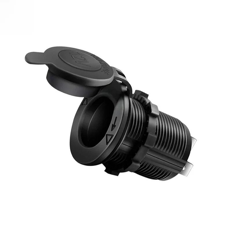 Prise allume-cigare de voiture, prise d'alimentation étanche, adaptateur de siège femelle universel pour moto automobile camion RV 12V-24V