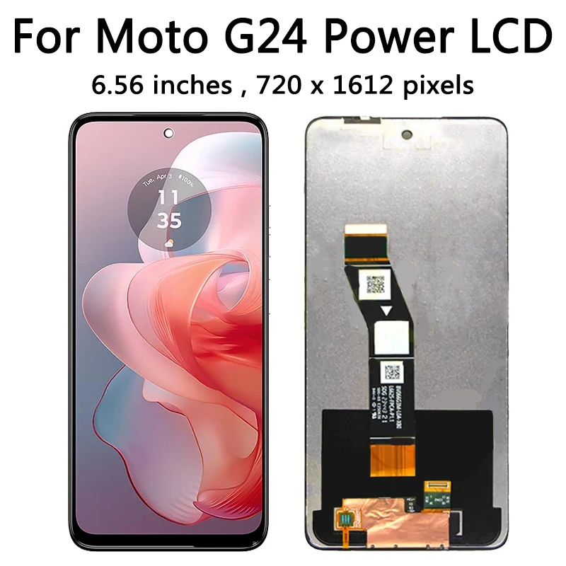 6.7“inch New G24 power LCD For Motorola G24 Power LCD Display Touch Screen Panel Digitizer Assembly Replacement parts