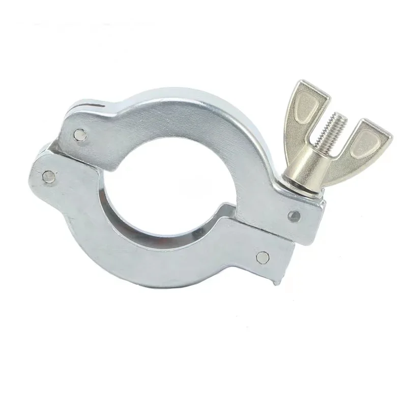 KF10 KF16 KF25 KF40 KF50 NW Kołnierz aluminiowy Szybkozłączka próżniowa do rur z wspornikiem lub bez + o-ring NBR — zdjęcie 2
