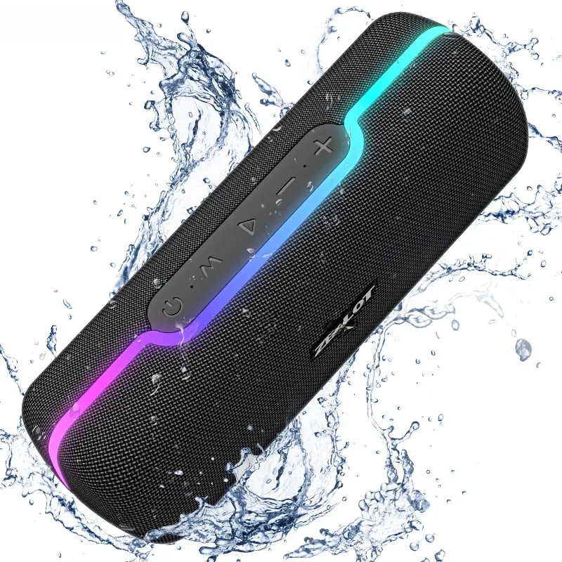 ZEALOT-S55 portátil bluetooth alto-falante bt5.2 sistema de som sem fio 3d estéreo música surround