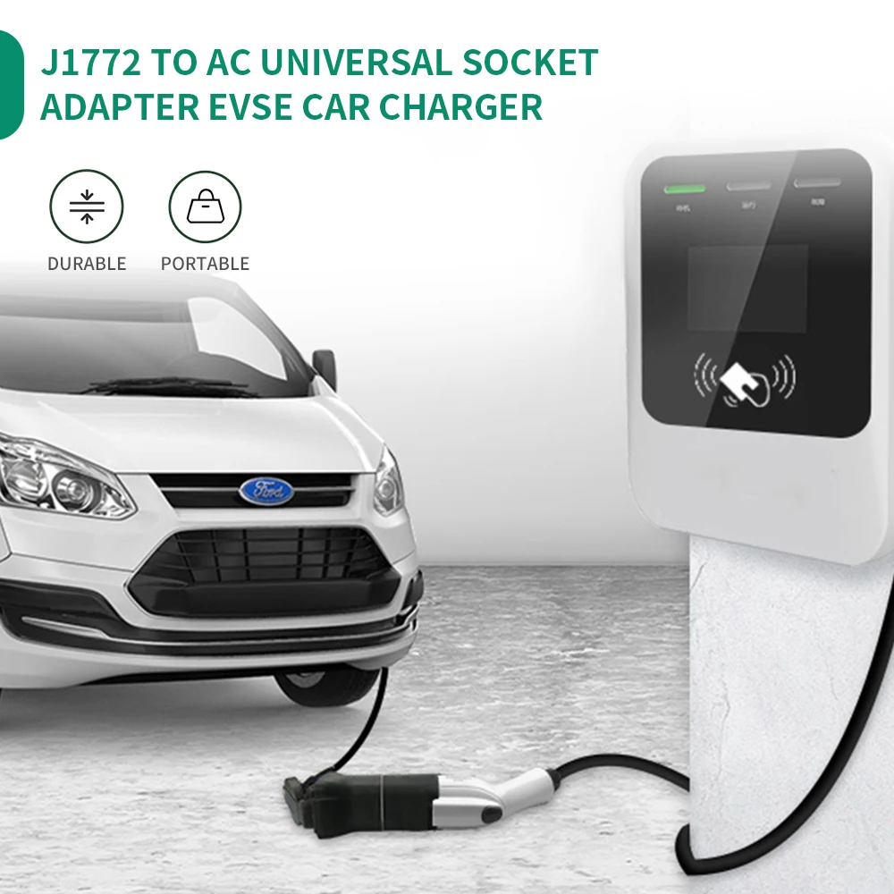 Electric vehicle Car Converter discharger EV Charging Adapter Type 1 To AC 220V For EVSE Charging Station Motorcycle v2l socket