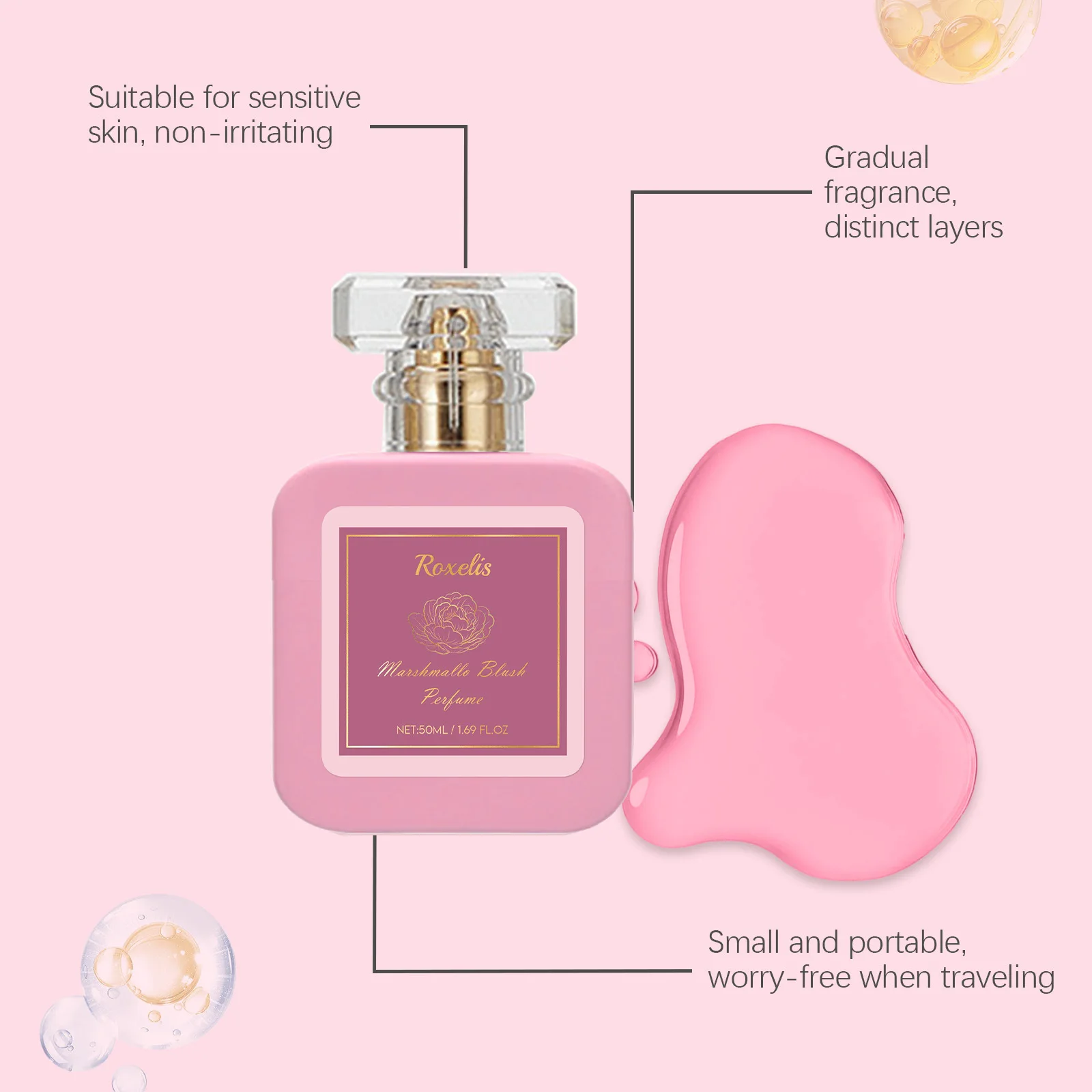 Women Strawberry Perfume Long Lasting Scent Sexy Pheromone Plant Extracts Floral Daily Dating Attract Men Fragrance Body Perfume