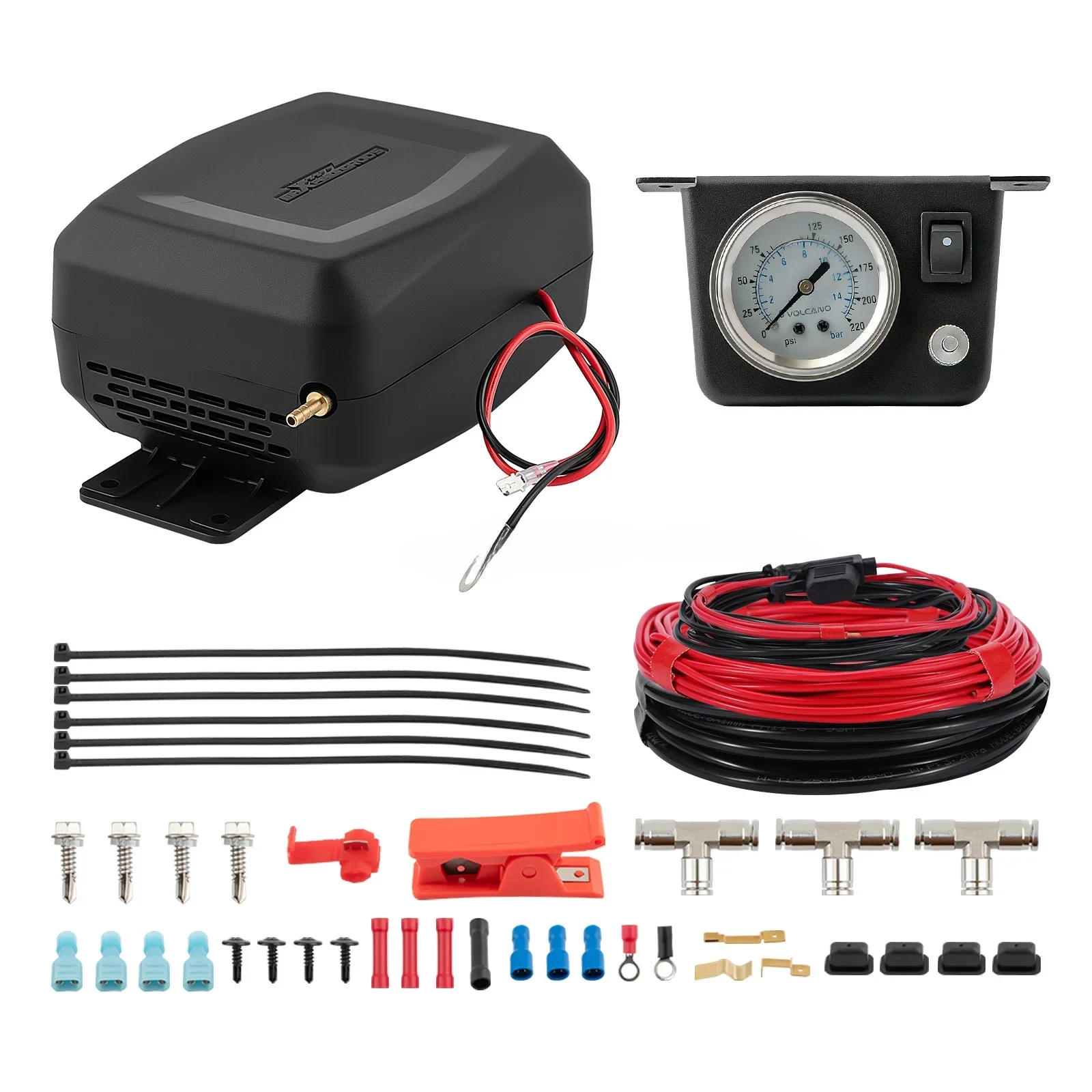 Luchtcontroller veerophangingszakkit Geschikt voor Dodge ram 1500 2500 3500 100 PSI - afbeelding 2