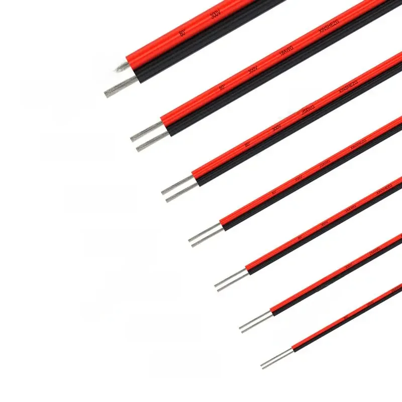 Fil électrique à 2 broches 12V, 28/26/24/22/20/18/16 AWG UL2468, câble d'extension de bande LED pour haut-parleurs, batterie Audio de voiture, connecteur JST