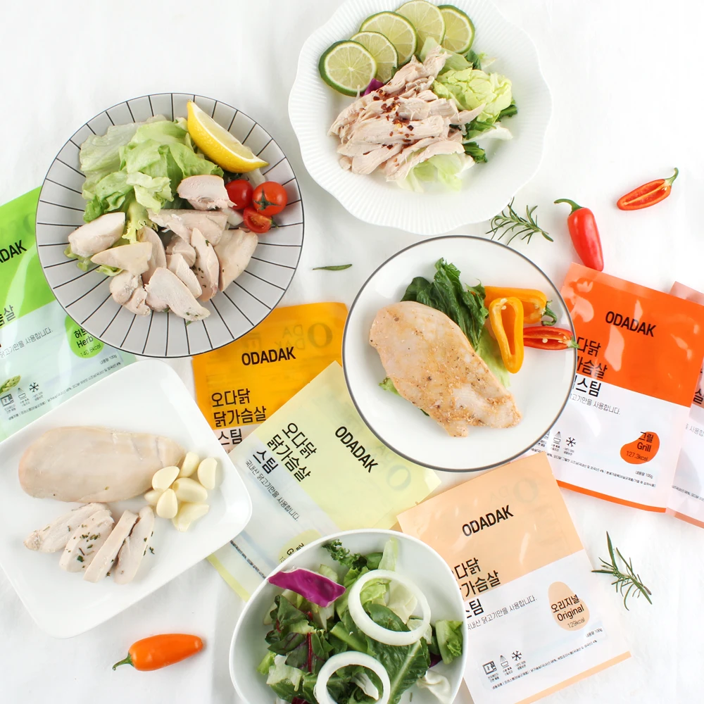 [Oda Chicken] نكهة أعشاب صدر الدجاج بالبخار ، 15 عبوة