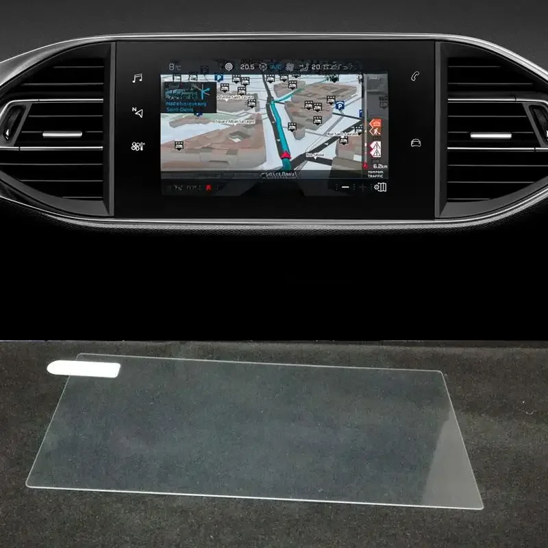 Écran LCD de navigation GPS de voiture, film de protection en verre du Guatemala, film anti-rayures, accessoires de voiture, 9.7 pouces, KIT 308, 2014-2018