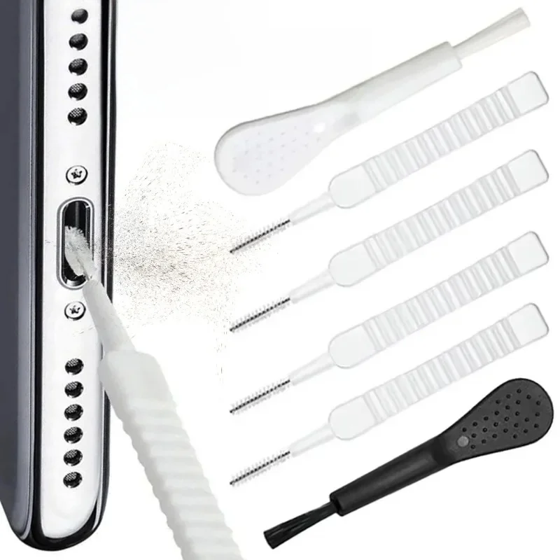 Bouchon anti-poussière avec Port de chargement, avec brosse de nettoyage, pour iPhone 15 14 13 12 Pro Max Plus Samsung Xiaomi IOS Type C, ensemble de nettoyage, 10 à 1 pièces