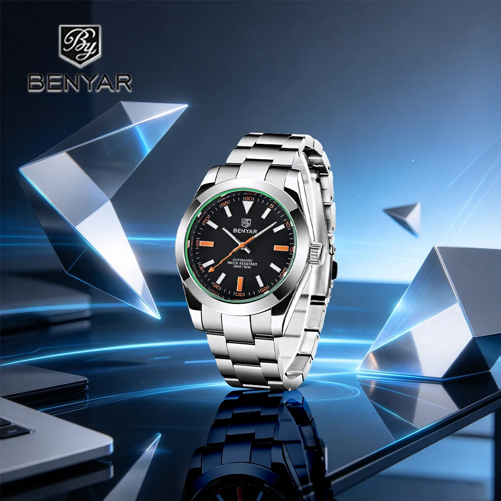 benyar-brand-2026-new-men's-mechanical-watches-trend-fashion-men's-automatic-watch-hardlex-mirror-stainless-steel-men's-watches