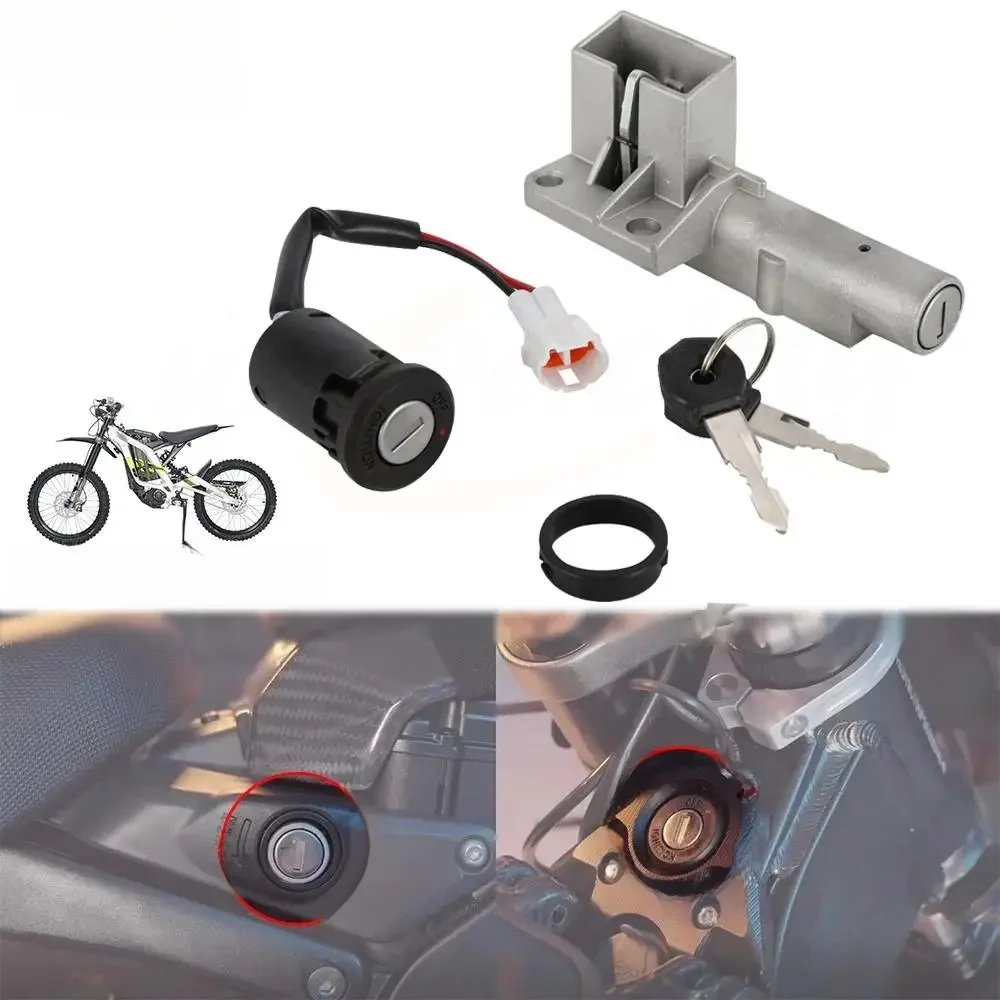 AliExpress JFGRACING For Surron Key Set Motorcycles Accessories Ignition Switch Lock Key Set Kit For Sur Ron S X Lightbee Light Bee S X Electric Bike