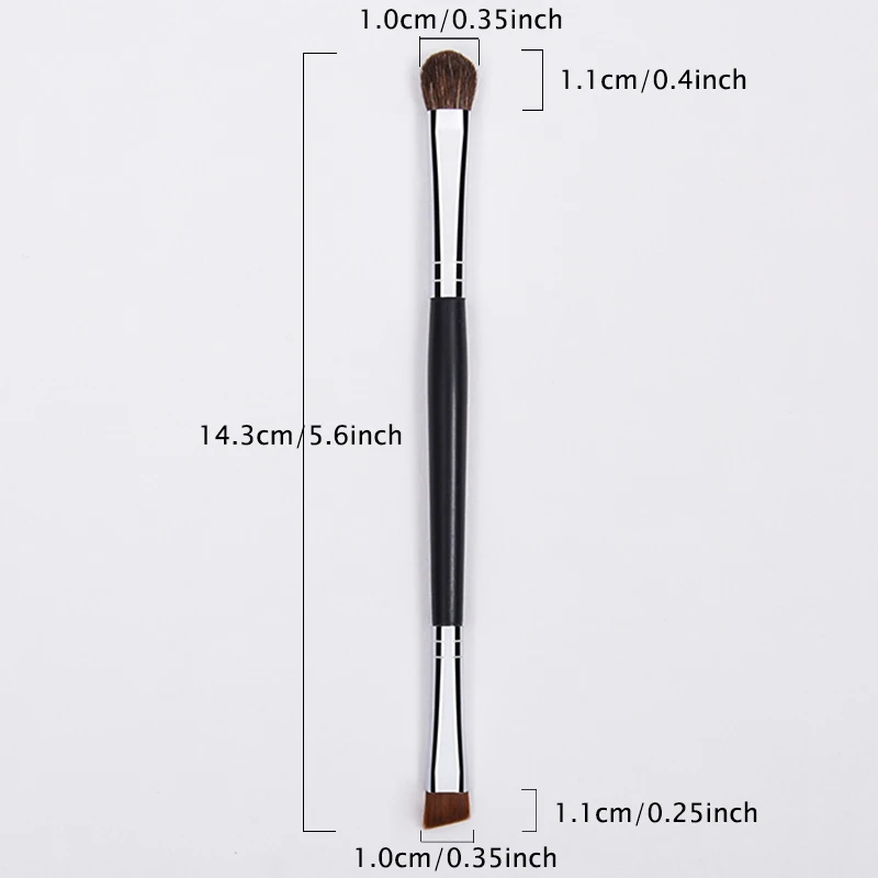 5 Stück Lidschatten pinsel 2 in 1 Eyeliner Lidschatten Foundation Kontur Mischung profession elle Make-up Pinsel Applikator Beauty Tools