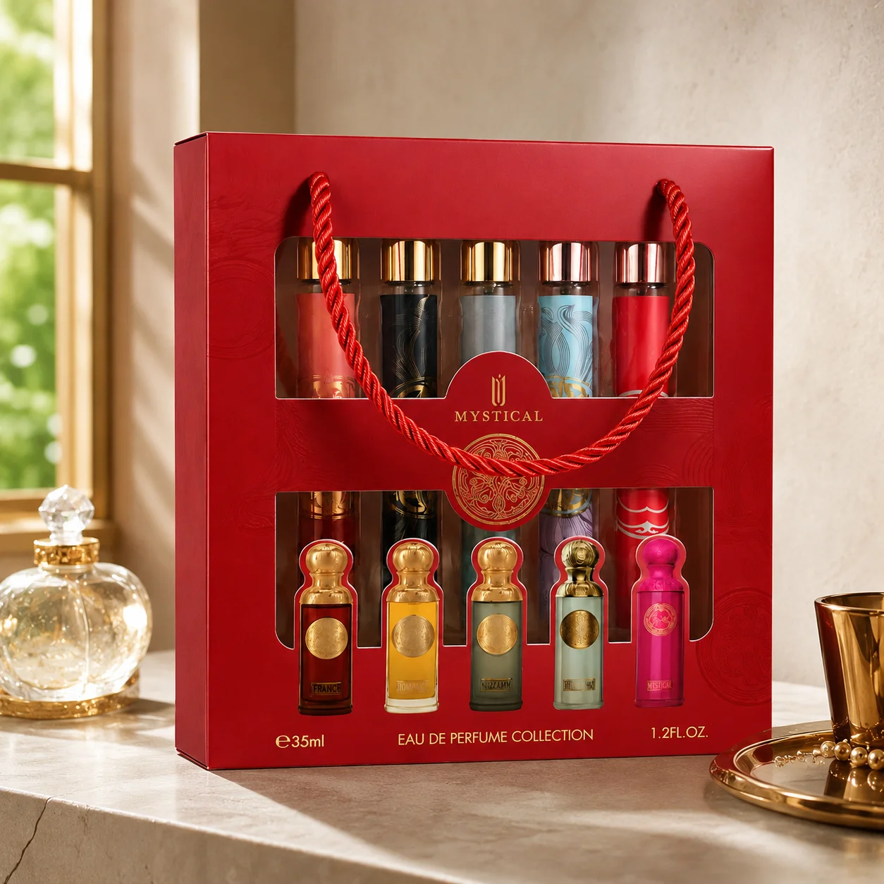 Coffret Eau de Parfum GISSAH 5x35ML – Collection de Parfums Raffinés pour Toutes Occasions