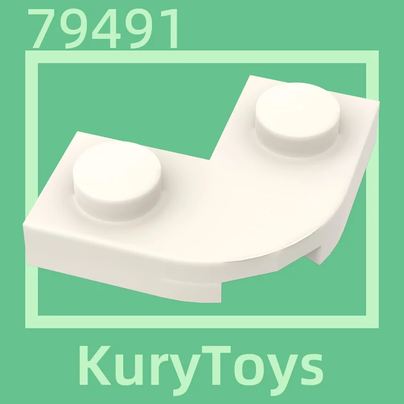 

Kury Toys DIY MOC For 79491 10pcs Building block parts For Plate, Round Corner 2 x 2 with 1 x 1 Cutout