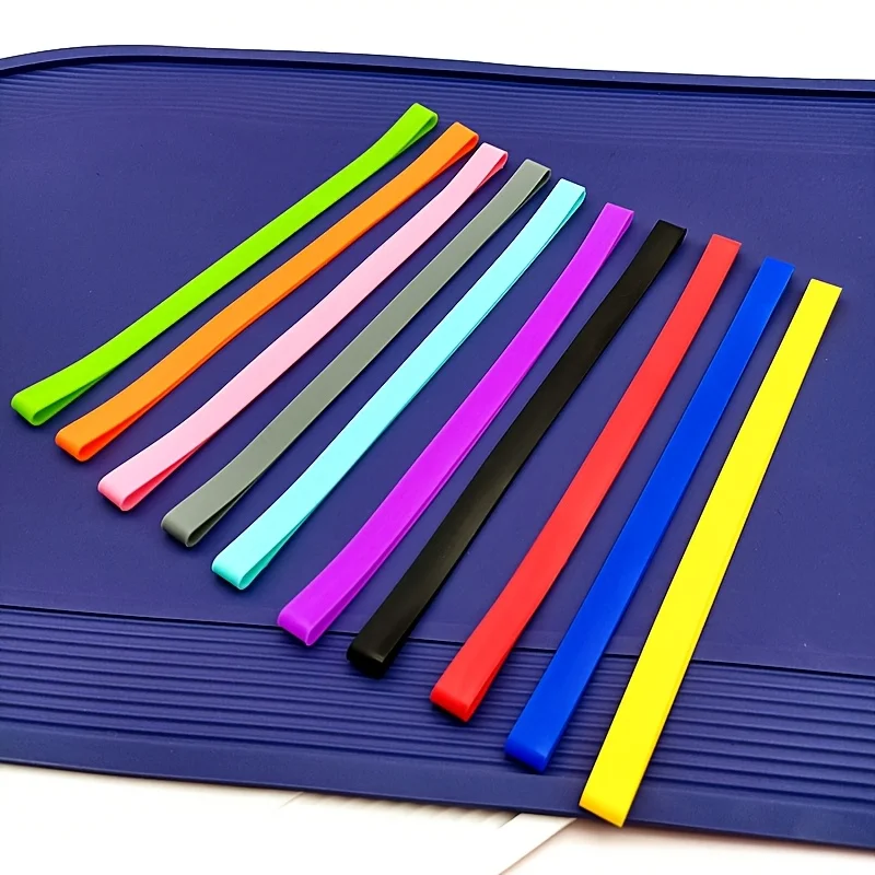 6pcs Rubber Band Compatible with Beach Pool Towels and Chair Straps Suitable for Women's Summer Travel Essentials