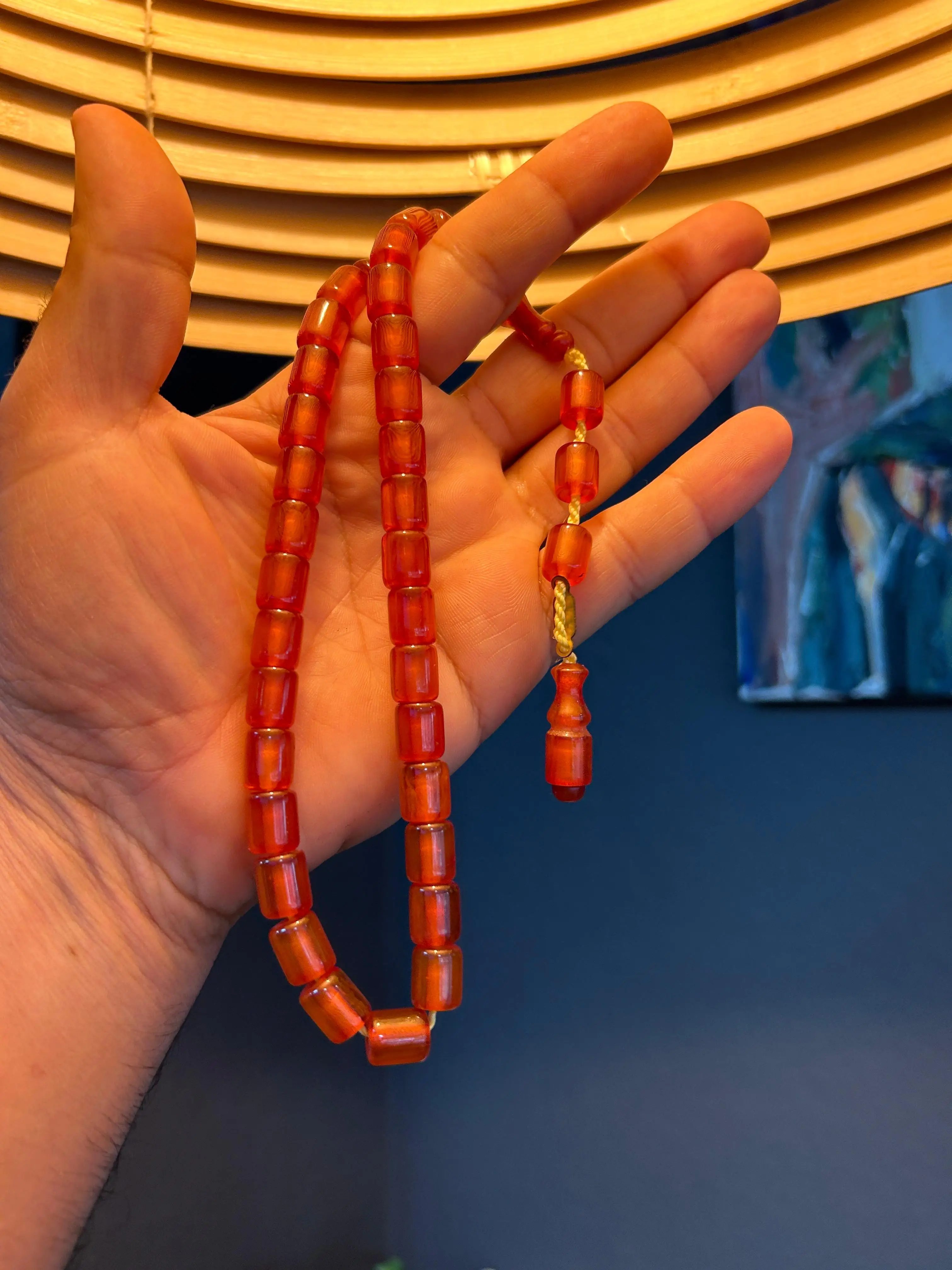 

Bakelite Ottoman Rare Faturan German Amber Sandalous Misbaha Prayerbeads Rosary Tasbih Tesbih İslam Subha T49