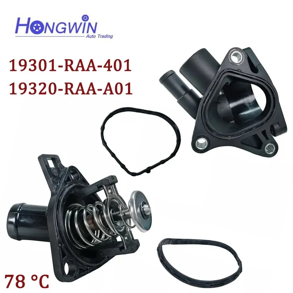 Thermostat Assembly Housing Gasket For Honda Accord CL7 Civic CR-V Element 2.4 2003-2015 19301-RAA-A01 19320-RAA-A01 19320RAAA01