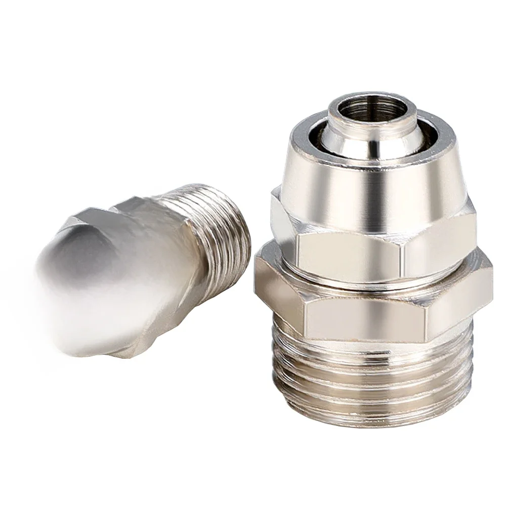 KPC raccord pneumatique filetage extérieur 1 / 8 1 / 4 3 / 8 1 / 2 tuyau BSP tuyau tuyau tuyau tuyau tuyau tuyau tuyau tuyau tuyau tuyau 4 6 8 10 12mm serrage rapide cuivre nickelé