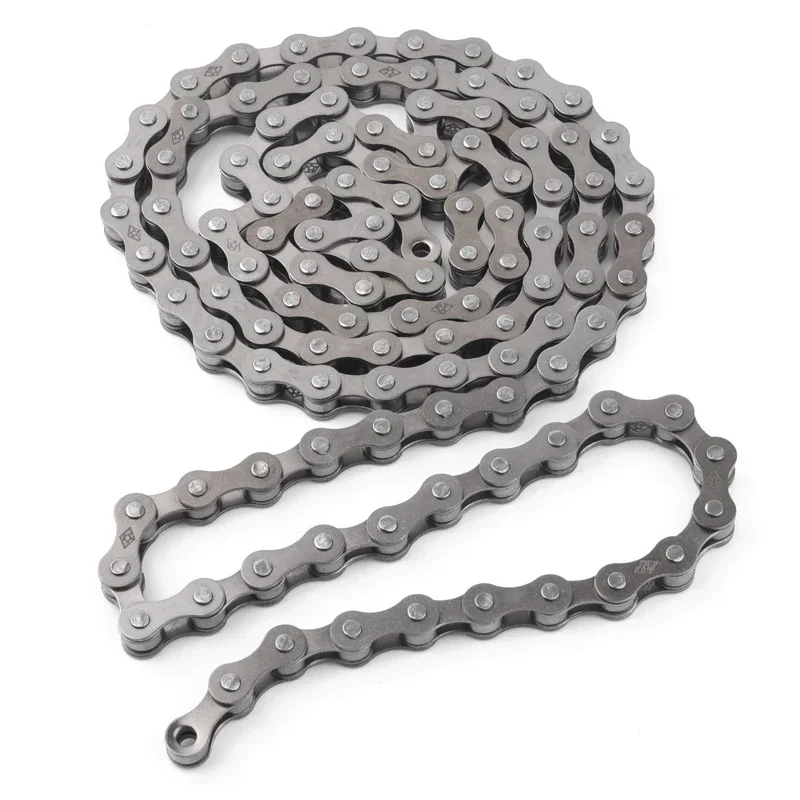 AliExpress NONE Thicker Bicycle Roller Chain Mountain Road MTB Chains Part 1/2"x 1/8" x 114 Quick Release Link Fixed Gear Chain Bicycle Parts