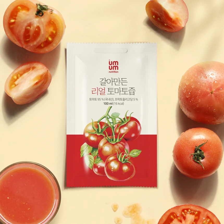 100ml 20-padded real tomato juice