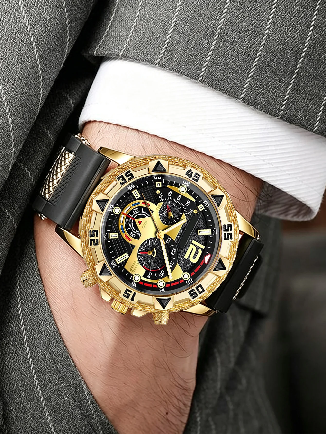 2-Piece Set, Men's Casual Busi - Luxury Watch Under 20000 review and price