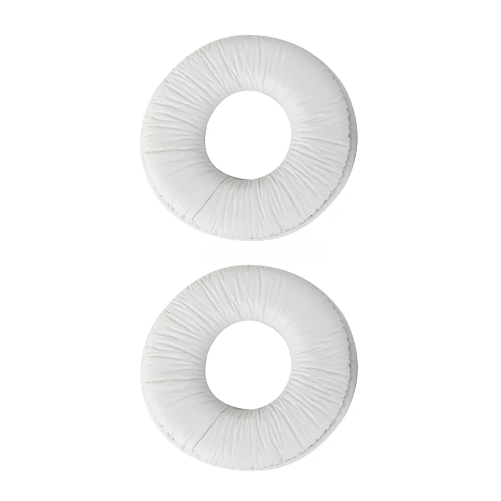 Coussinets d'oreille blancs pour casque Sony MDR ZX, coussins souples, 100 V, 110/300 V, 150/250