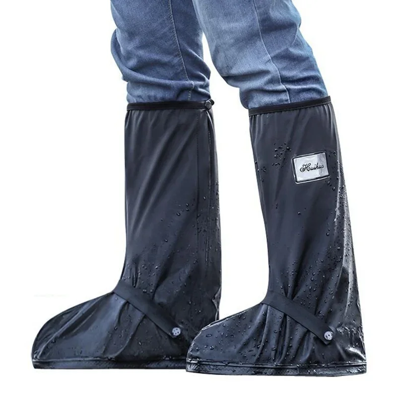 AliExpress YuanXiangZhu 42m Tall Shoes Cover Rain Waterproof Thickened Shoes Protectors Cycling Rain Boots Non-Slip Shoe Cover Rainy Water proof shoes