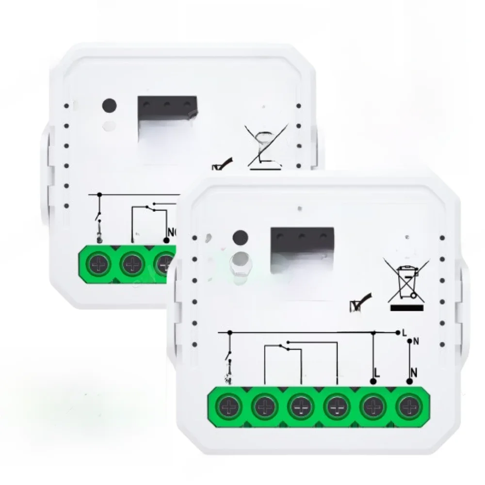 Tuja ZigBee WiFi moduł inteligentny przełącznik suchy kontakt inteligentny dom wyłącznik przekaźnik DC 12/24V AC 100-240V współpracuje z Alexa Google Home — zdjęcie produktu 7